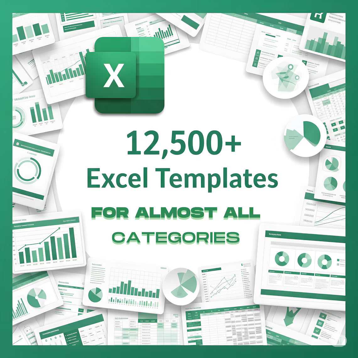 Ultimate Excel Template Bundle: 12,500+ Templates, Spreadsheets & Dashboards